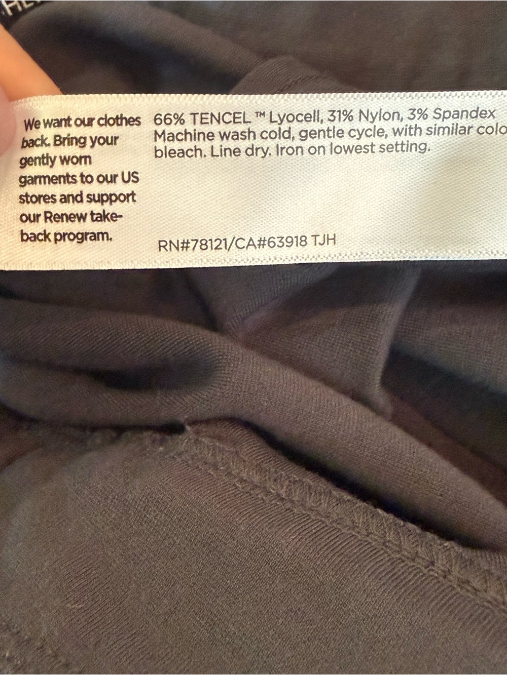 Eileen Fisher. Stretch-Jersey Trouser. Gray. Size Small. - Picture 10 of 10